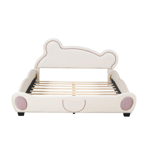 HomeRoots Pink Tufted Upholstered Queen Bed Frame – Elegant Design with Cozy Comfort for a Serene Bedroom Retreat 590333