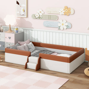 HomeRoots Brown Tufted Upholstered Full Daybed – Stylish, Versatile Seating & Sleeping Solution for Any Space 590348