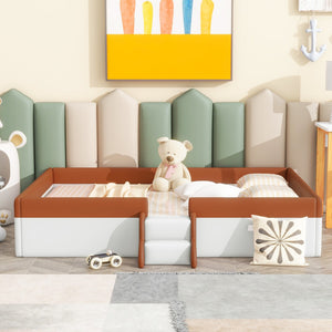 HomeRoots Brown Tufted Upholstered Queen Day Bed - Versatile Comfort for Seating and Sleeping in Style 590349