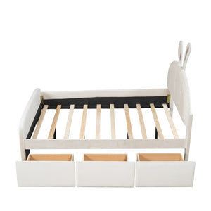 HomeRoots Beige Tufted Upholstered Full Bed Frame - Modern Design, Cozy Comfort & Sturdy Support for Sleepers 590408