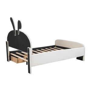 HomeRoots Beige Tufted Upholstered Full Bed Frame - Modern Design, Cozy Comfort & Sturdy Support for Sleepers 590408