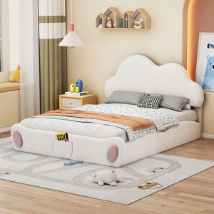 HomeRoots Beige Tufted Upholstered Twin Bed Frame – Stylish Comfort, Durable Design, Perfect for Any Bedroom! 590470