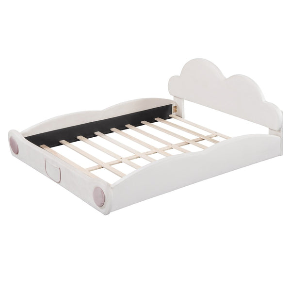 HomeRoots Beige Tufted Upholstered Twin Bed Frame – Stylish Comfort, Durable Design, Perfect for Any Bedroom! 590470