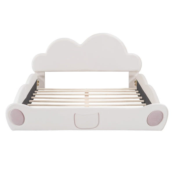 HomeRoots Beige Tufted Upholstered Twin Bed Frame – Stylish Comfort, Durable Design, Perfect for Any Bedroom! 590470