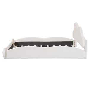 HomeRoots Beige Tufted Upholstered Twin Bed Frame – Stylish Comfort, Durable Design, Perfect for Any Bedroom! 590470