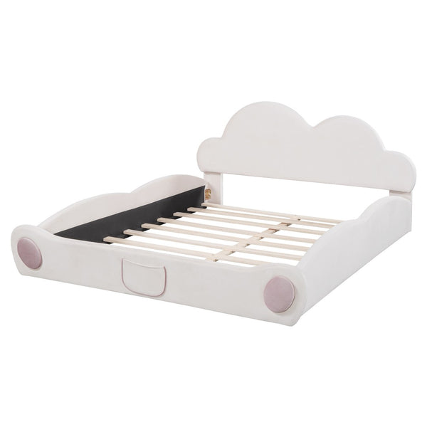 HomeRoots Beige Tufted Upholstered Twin Bed Frame – Stylish Comfort, Durable Design, Perfect for Any Bedroom! 590470