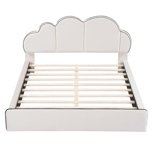HomeRoots Beige Tufted Upholstered Twin Bed Frame - Elegant Comfort, Sturdy Design, No Box Spring Needed! 590472