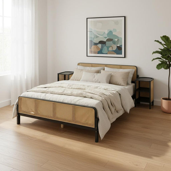 HomeRoots Espresso Wood Full Bed Frame - Modern Platform Design with Durable Support & Stylish Espresso Finish 590570