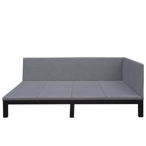 HomeRoots Gray Tufted Upholstered Full Daybed - Stylish Convertible Seating & Sleeping Solution for Small Spaces 590595