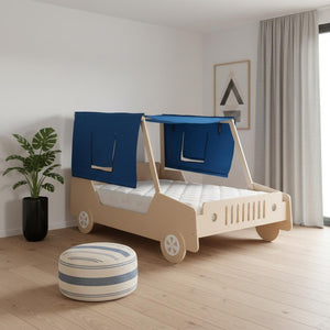 HomeRoots Natural Wood Full Bed Frame - Timeless Craftsmanship, Durable Design, No Box Spring Needed, Easy Setup 590672