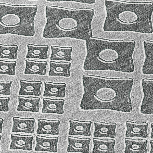 Homeroots 3' Artichoke Green And Aqua Geometric Washable Area Rug For Stylish Indoor Or Outdoor Spaces 3' X 5' Polyester 590733