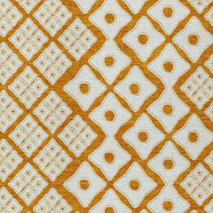 Homeroots 3' Artichoke Green And Aqua Geometric Washable Area Rug For Stylish Indoor Or Outdoor Spaces 9' X 12' Polyester 590767