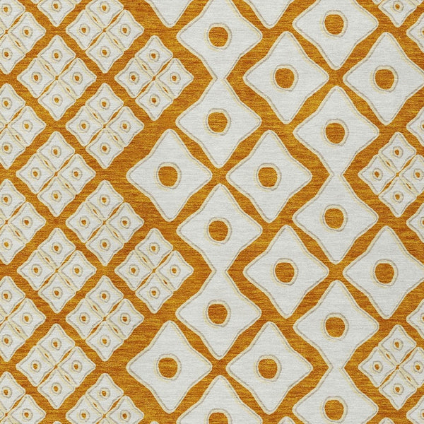 Homeroots 3' Artichoke Green And Aqua Geometric Washable Area Rug For Stylish Indoor Or Outdoor Spaces 9' X 12' Polyester 590767