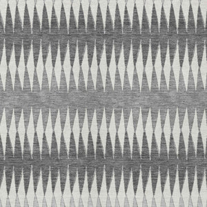 Homeroots 3' Stylish Artichoke Green Striped Area Rug – Washable & Durable For Indoor Outdoor Use 3' X 5' Polyester 590799