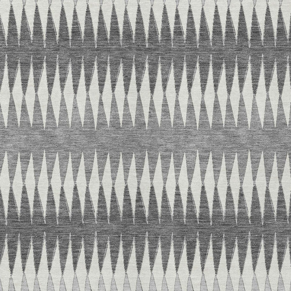 Homeroots 3' Stylish Artichoke Green Striped Area Rug – Washable & Durable For Indoor Outdoor Use 3' X 5' Polyester 590799