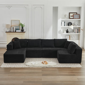 English Elm 106" Cloud Sectional Couch - Modular L-Shape With Left Chaise For Effortless Living Room Style W1143S00029