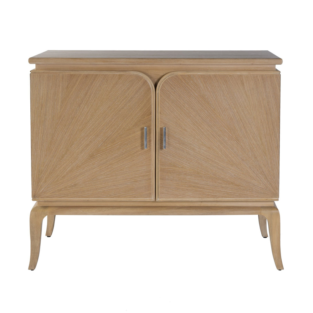 Butler Specialty Butler Karolina 40-inch Wide Accent Cabinet - Stylish Mid-century Design With Ample Storage Solutions Light Brown Oak And Maple Veneer,Mdf, Gmelina Solids,Aluminum Handle 5908070-butler