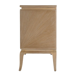 Butler Specialty Butler Karolina 40-inch Wide Accent Cabinet - Stylish Mid-century Design With Ample Storage Solutions Light Brown Oak And Maple Veneer,Mdf, Gmelina Solids,Aluminum Handle 5908070-butler