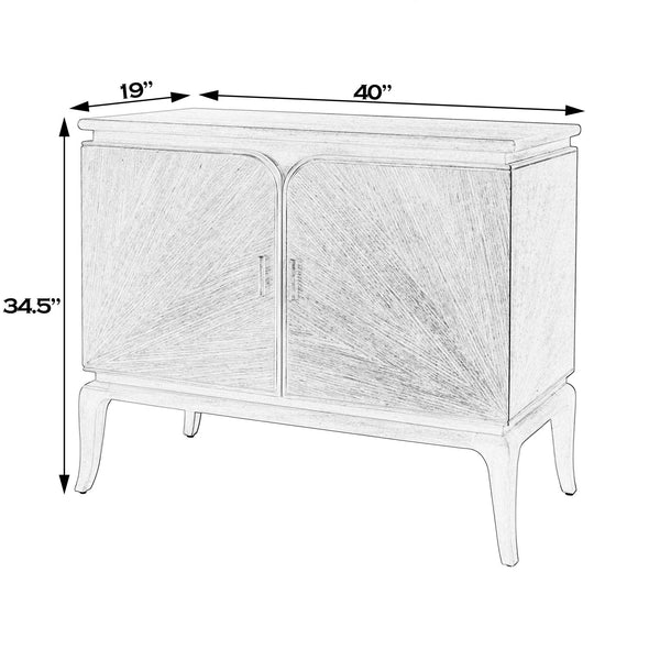 Butler Specialty Butler Karolina 40-inch Wide Accent Cabinet - Stylish Mid-century Design With Ample Storage Solutions Light Brown Oak And Maple Veneer,Mdf, Gmelina Solids,Aluminum Handle 5908070-butler