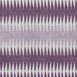 Homeroots 3' Stylish Artichoke Green Striped Area Rug – Washable & Durable For Indoor Outdoor Use 10' X 14' Polyester 590828