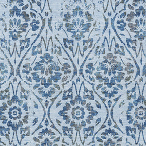 Homeroots 3' Artichoke Green Floral Washable Area Rug For Indoor & Outdoor Use - Stain Resistant Design 3' X 5' Polyester 590907