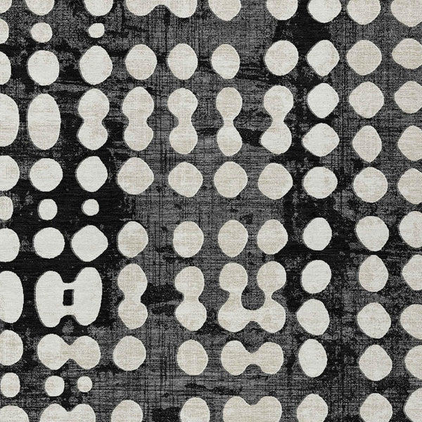 Homeroots 3' Artichoke Green Abstract Washable Area Rug – Stylish Indoor/Outdoor Décor For High Traffic Areas 5' X 8' Polyester 590926