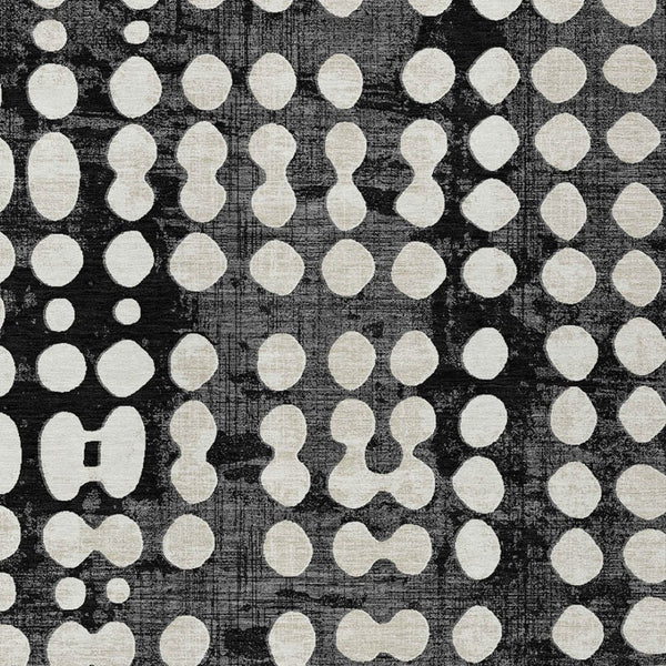 Homeroots 3' Artichoke Green Abstract Washable Area Rug – Stylish Indoor/Outdoor Décor For High Traffic Areas 8' X 10' Polyester 590928