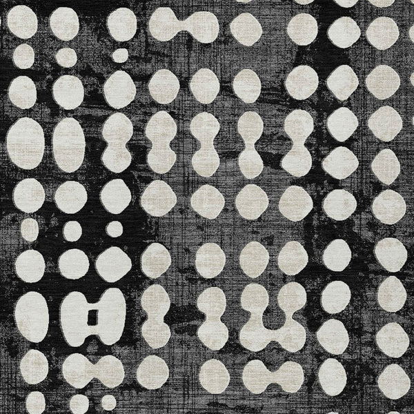 Homeroots 3' Artichoke Green Abstract Washable Area Rug – Stylish Indoor/Outdoor Décor For High Traffic Areas 10' X 14' Polyester 590930