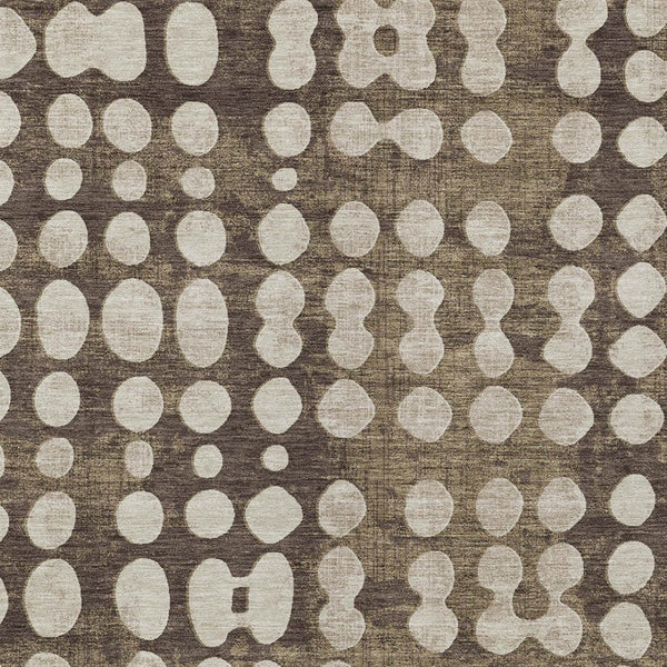 Homeroots 3' Artichoke Green Abstract Washable Area Rug – Stylish Indoor/Outdoor Décor For High Traffic Areas 3' X 5' Polyester 590931