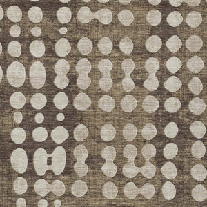 Homeroots 3' Artichoke Green Abstract Washable Area Rug – Stylish Indoor/Outdoor Décor For High Traffic Areas 9' X 12' Polyester 590935