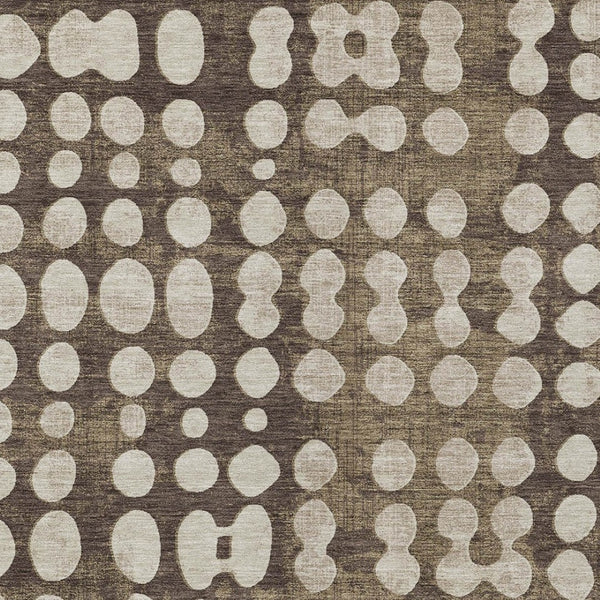 Homeroots 3' Artichoke Green Abstract Washable Area Rug – Stylish Indoor/Outdoor Décor For High Traffic Areas 10' X 14' Polyester 590936