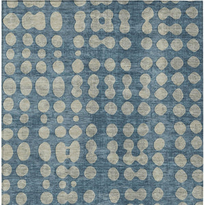 Homeroots 3' Artichoke Green Abstract Washable Area Rug – Stylish Indoor/Outdoor Décor For High Traffic Areas 3' X 5' Polyester 590943