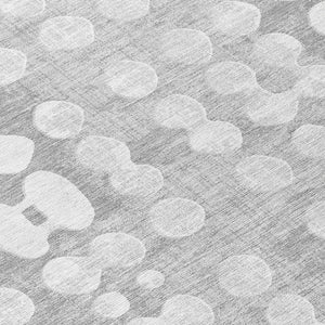 Homeroots 3' Artichoke Green Abstract Washable Area Rug – Stylish Indoor/Outdoor Décor For High Traffic Areas 8' Round Polyester 590951