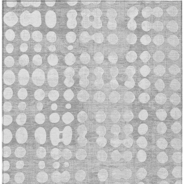 Homeroots 3' Artichoke Green Abstract Washable Area Rug – Stylish Indoor/Outdoor Décor For High Traffic Areas 10' X 14' Polyester 590954