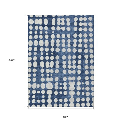 Homeroots 3' Artichoke Green Abstract Washable Area Rug – Stylish Indoor/Outdoor Décor For High Traffic Areas 9' X 12' Polyester 590965