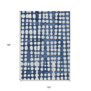 Homeroots 3' Artichoke Green Abstract Washable Area Rug – Stylish Indoor/Outdoor Décor For High Traffic Areas 10' X 14' Polyester 590966