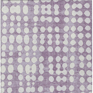 Homeroots 3' Artichoke Green Abstract Washable Area Rug – Stylish Indoor/Outdoor Décor For High Traffic Areas 5' X 8' Polyester 590968