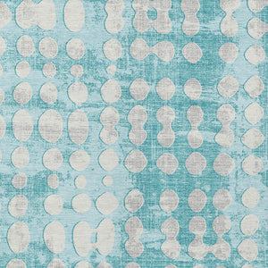 Homeroots 3' Artichoke Green Abstract Washable Area Rug – Stylish Indoor/Outdoor Décor For High Traffic Areas 9' X 12' Polyester 590983