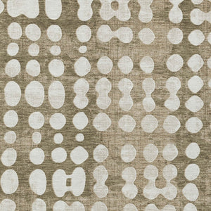 Homeroots 3' Artichoke Green Abstract Washable Area Rug – Stylish Indoor/Outdoor Décor For High Traffic Areas 9' X 12' Polyester 590989