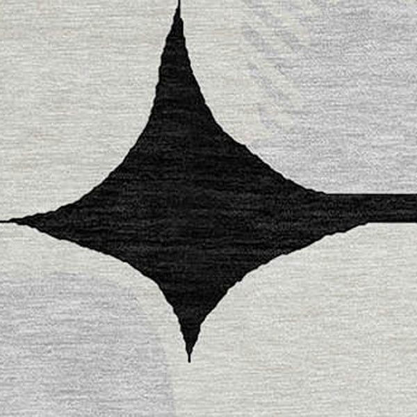 Homeroots 3' Beige And Brown Abstract Washable Area Rug - Stylish Indoor Outdoor Decor For All Spaces 8' Round Polyester 590999