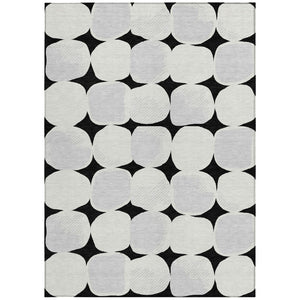 Homeroots 3' Beige And Brown Abstract Washable Area Rug - Stylish Indoor Outdoor Decor For All Spaces 10' X 14' Polyester 591002