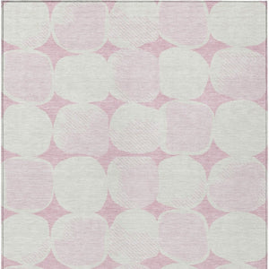 Homeroots 3' Beige And Brown Abstract Washable Area Rug - Stylish Indoor Outdoor Decor For All Spaces 3' X 5' Polyester 591051