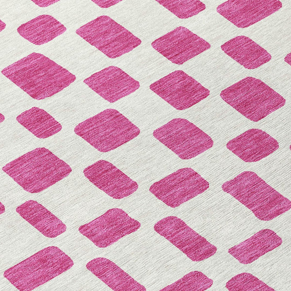 Homeroots 3' Artichoke Green Geometric Indoor Outdoor Area Rug - Stylish, Washable, And Durable For Any Space 3' X 5' Polyester 591093