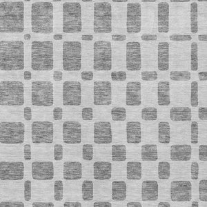 Homeroots 3' Artichoke Green Geometric Indoor Outdoor Area Rug - Stylish, Washable, And Durable For Any Space 8' X 10' Polyester 591108