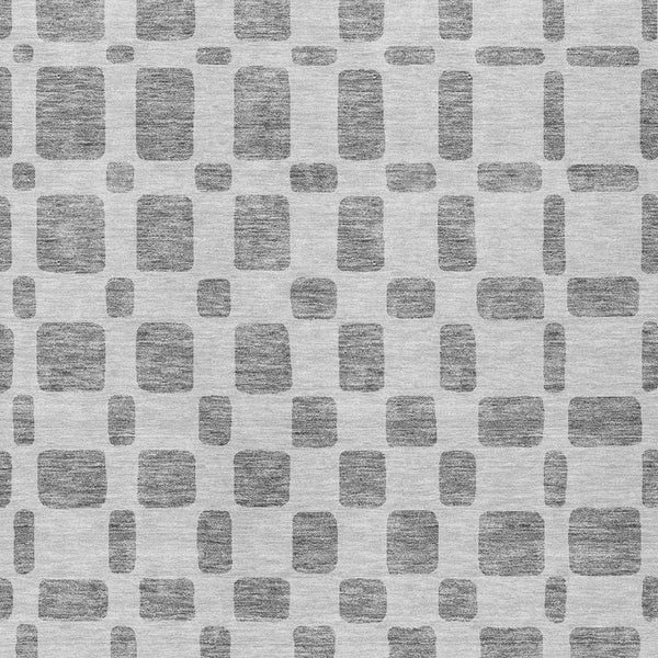 Homeroots 3' Artichoke Green Geometric Indoor Outdoor Area Rug - Stylish, Washable, And Durable For Any Space 10' X 14' Polyester 591110