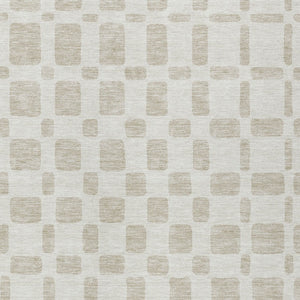 Homeroots 3' Artichoke Green Geometric Indoor Outdoor Area Rug - Stylish, Washable, And Durable For Any Space 10' X 14' Polyester 591116