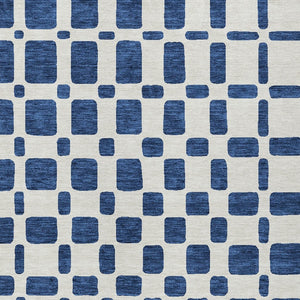 Homeroots 3' Artichoke Green Geometric Indoor Outdoor Area Rug - Stylish, Washable, And Durable For Any Space 3' X 5' Polyester 591123