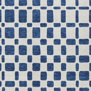 Homeroots 3' Artichoke Green Geometric Indoor Outdoor Area Rug - Stylish, Washable, And Durable For Any Space 9' X 12' Polyester 591127