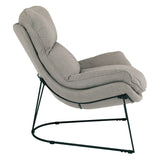 OSP Home Furnishings Ryedale Lounge Chair Grey