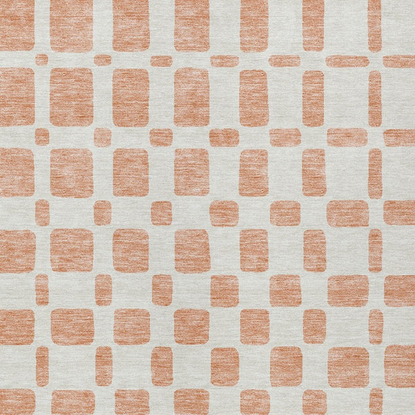 Homeroots 3' Artichoke Green Geometric Indoor Outdoor Area Rug - Stylish, Washable, And Durable For Any Space 10' X 14' Polyester 591134